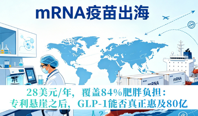 28美元/年，覆盖84%肥胖职守：专利绝壁之后，GLP-1能否真正惠及80亿人？